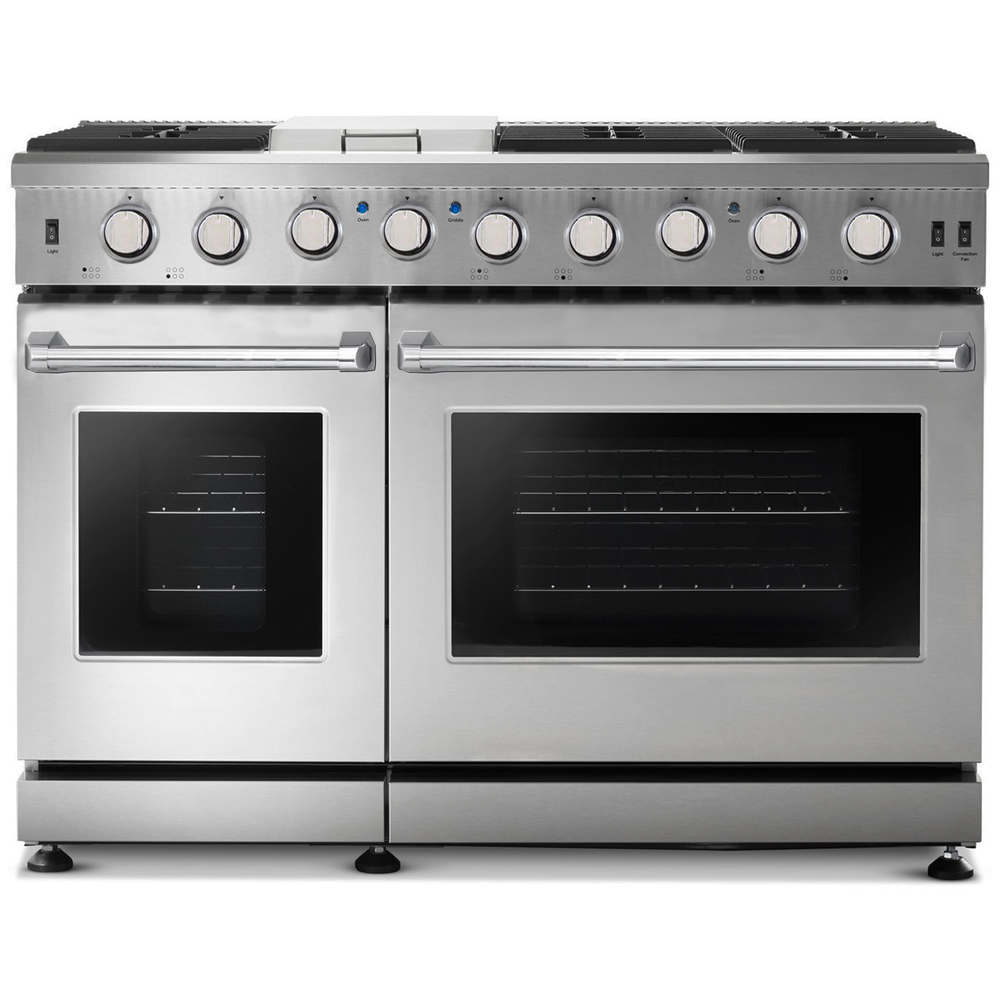 Alberta 48" | Silver | Full Gas Range
