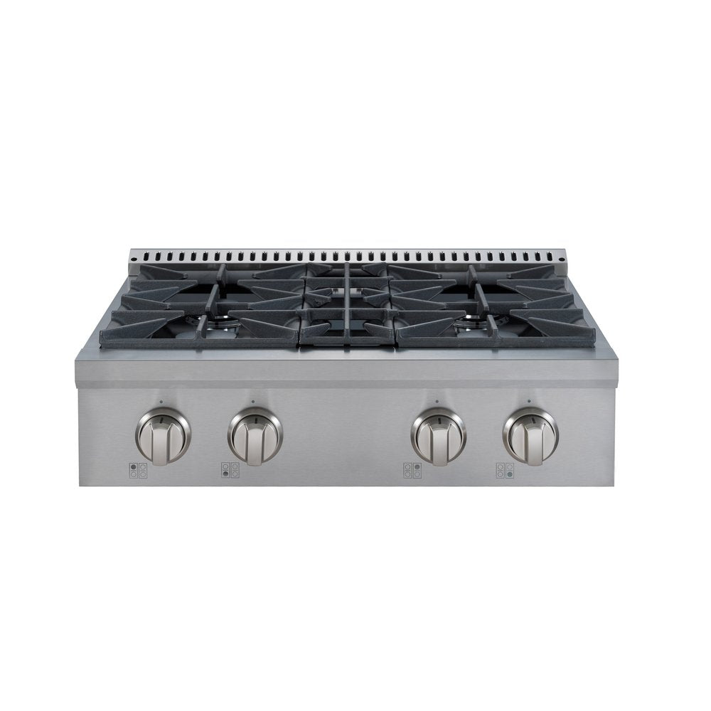 Quebec 30" Gas Rangetop | Silver