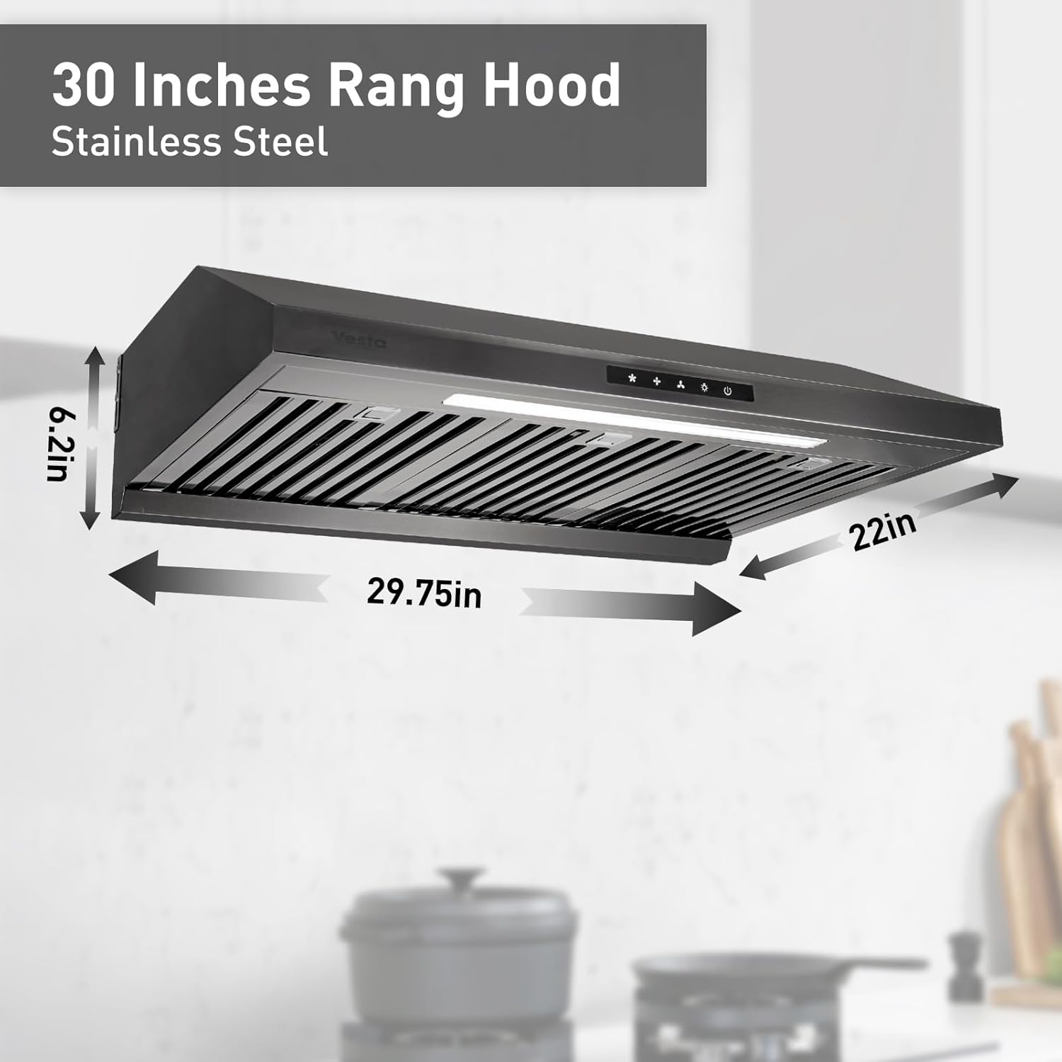 Arlington 30" | Metallic Black