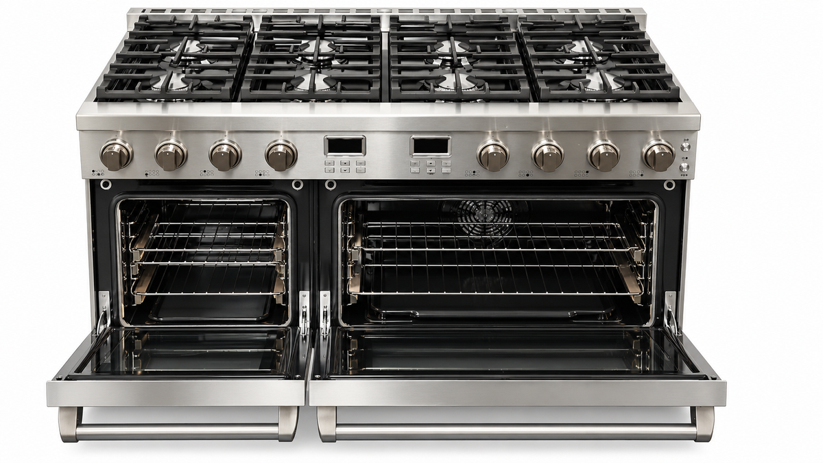 Alberta 48" | Silver | Full Gas Range