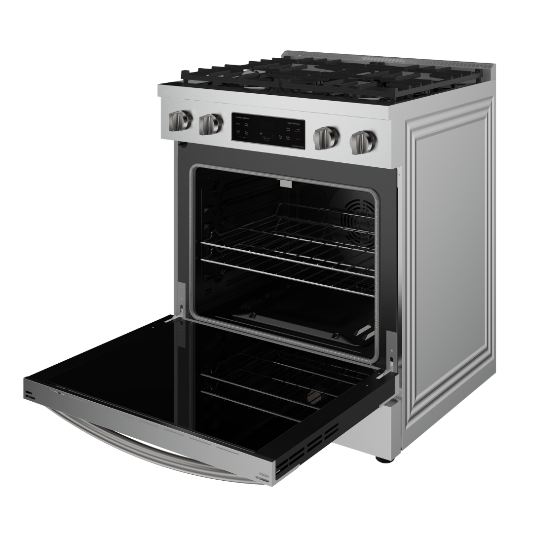 Refrigerador Yukon 36" de acero inoxidable con puertas francesas y congelador inferior
