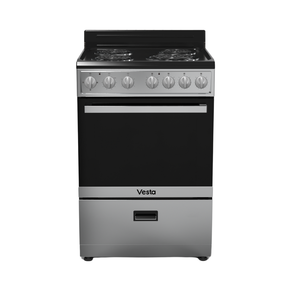 North Dakota 24" | Silver | Electric Range