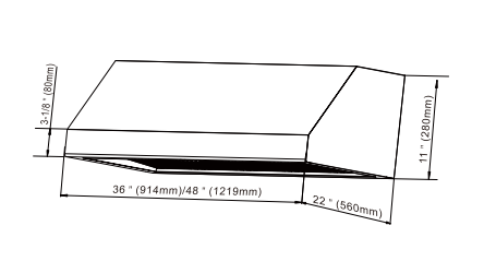 Barcelona 48" | Silver
