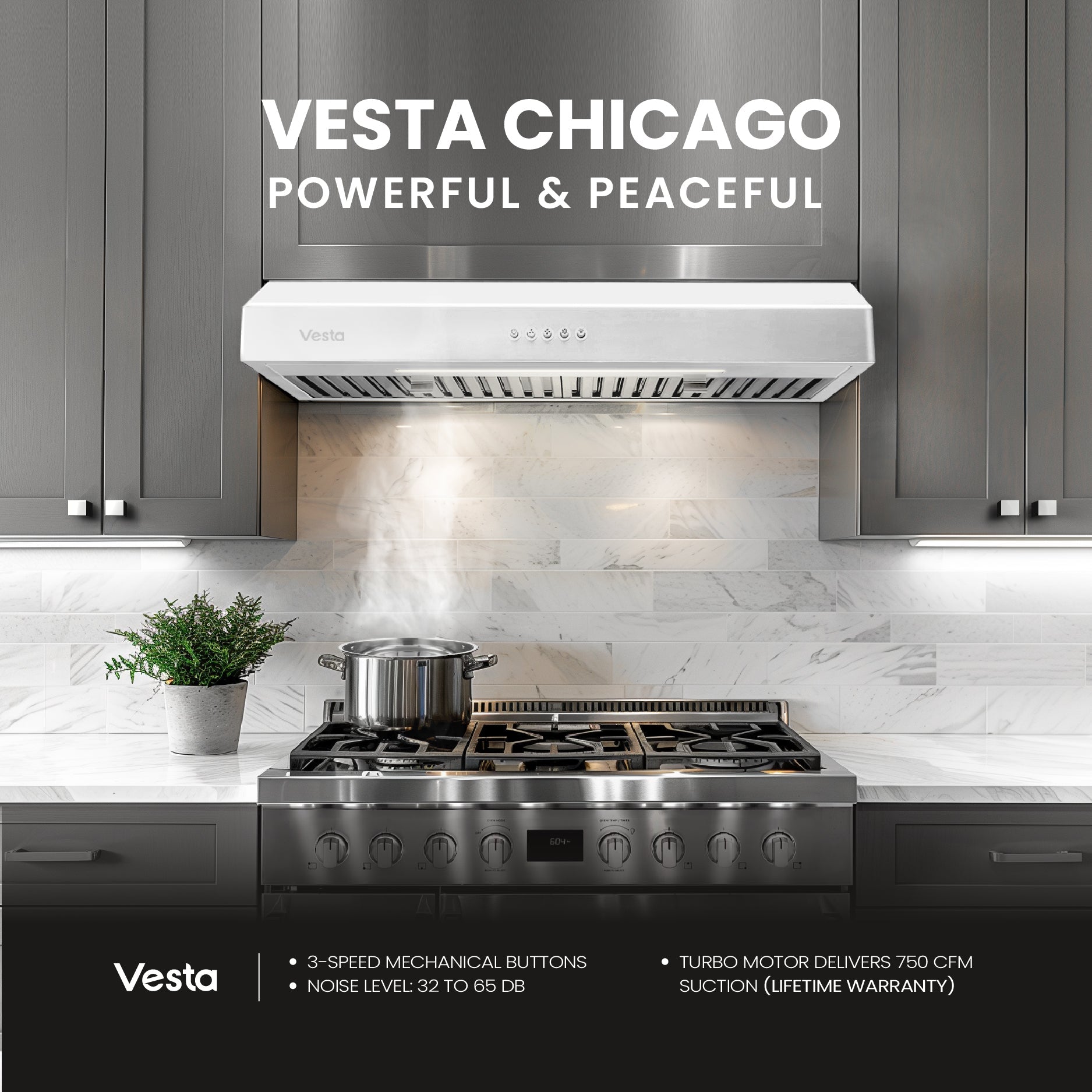 Chicago 30" | Blanco