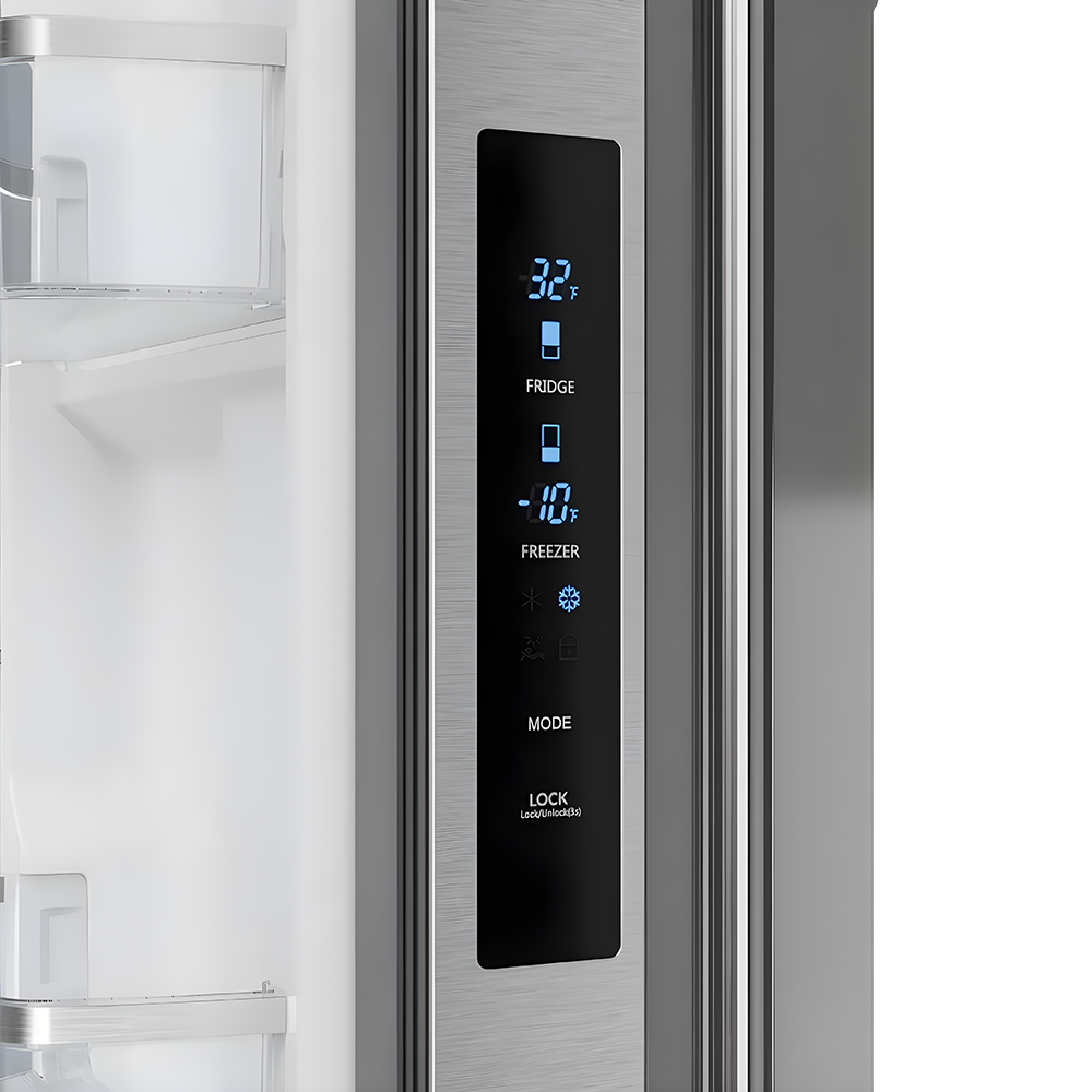Yukon 36" Stainless Steel Depth French-Door Refrigerator with Bottom-Freezer