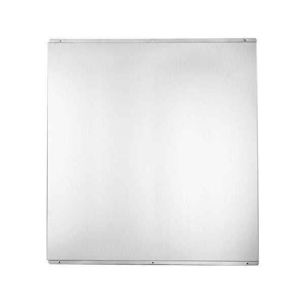 Stainless Steel Backsplash with Mounting Edge (36"×26")