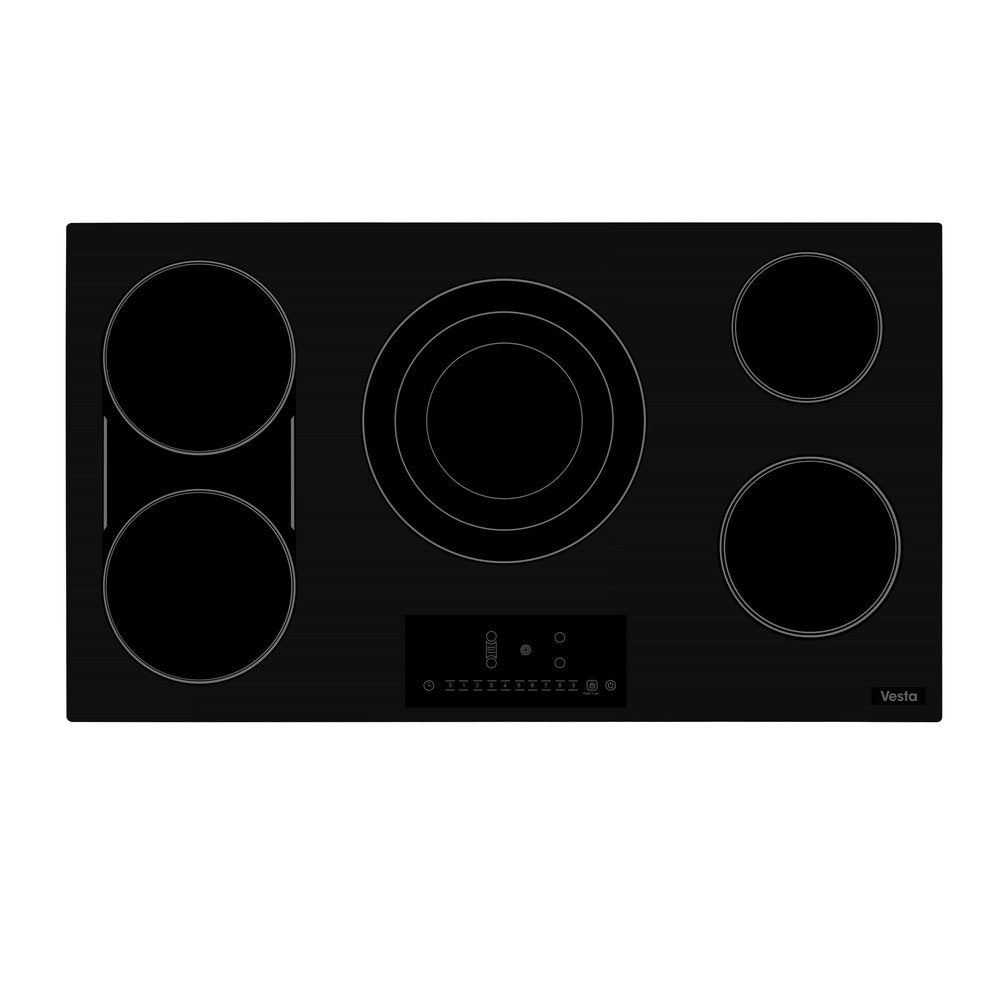 Cocina eléctrica Maine de 36" con elemento de puente