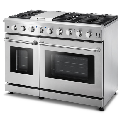 Alberta 48" | Silver |Full Gas Range