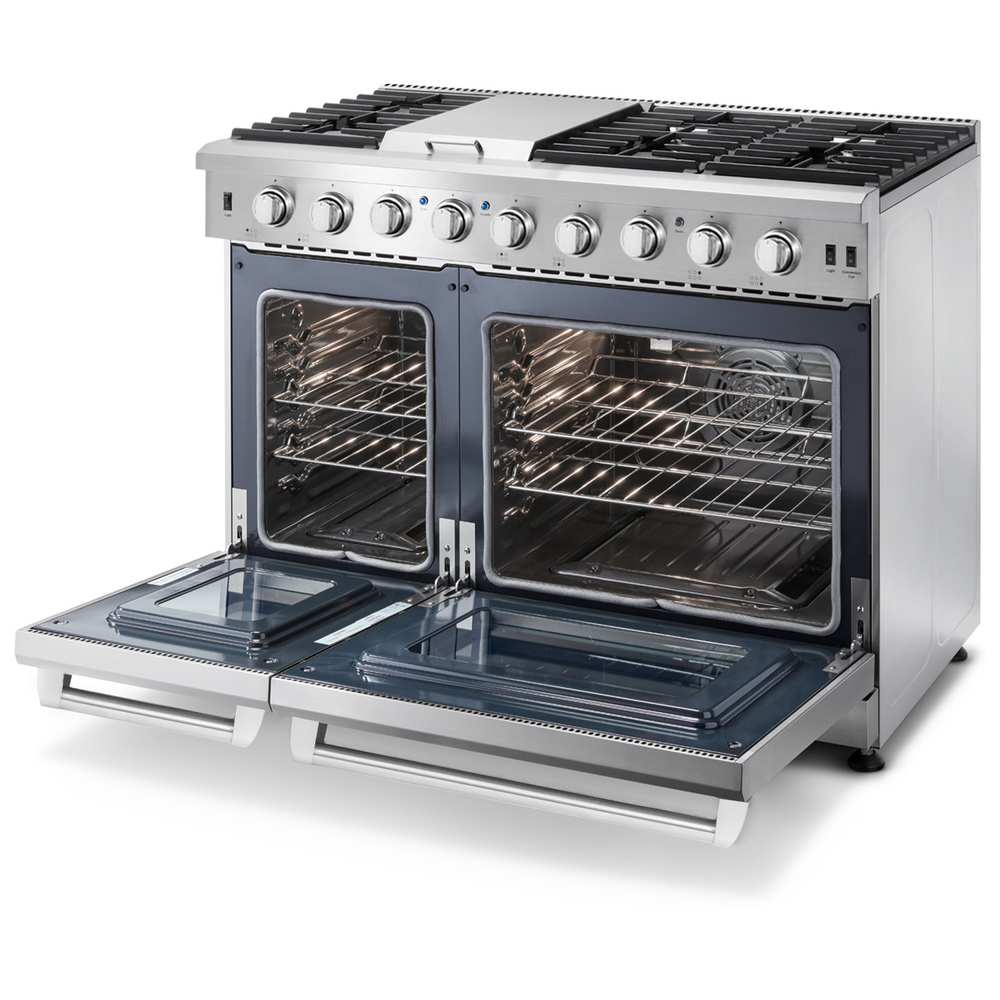 Alberta 48" | Silver |Full Gas Range