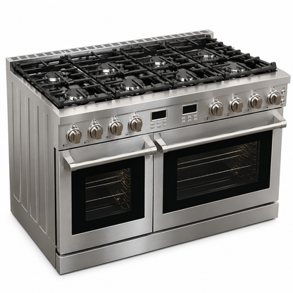 Alberta 48" | Silver | Full Gas Range