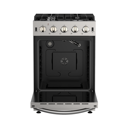 Refrigerador Yukon 36" de acero inoxidable con puertas francesas y congelador inferior