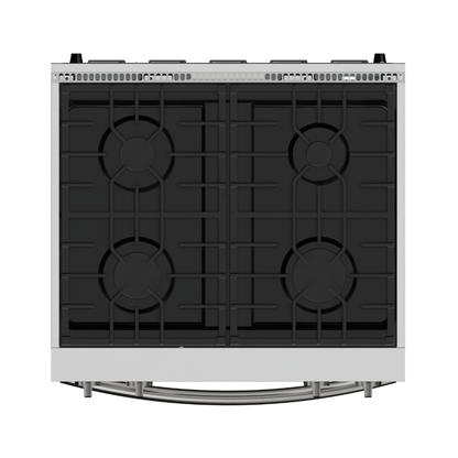 Refrigerador Yukon 36" de acero inoxidable con puertas francesas y congelador inferior