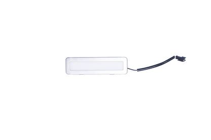 Luz LED | Largo 5" | Marco plateado | Luz cálida