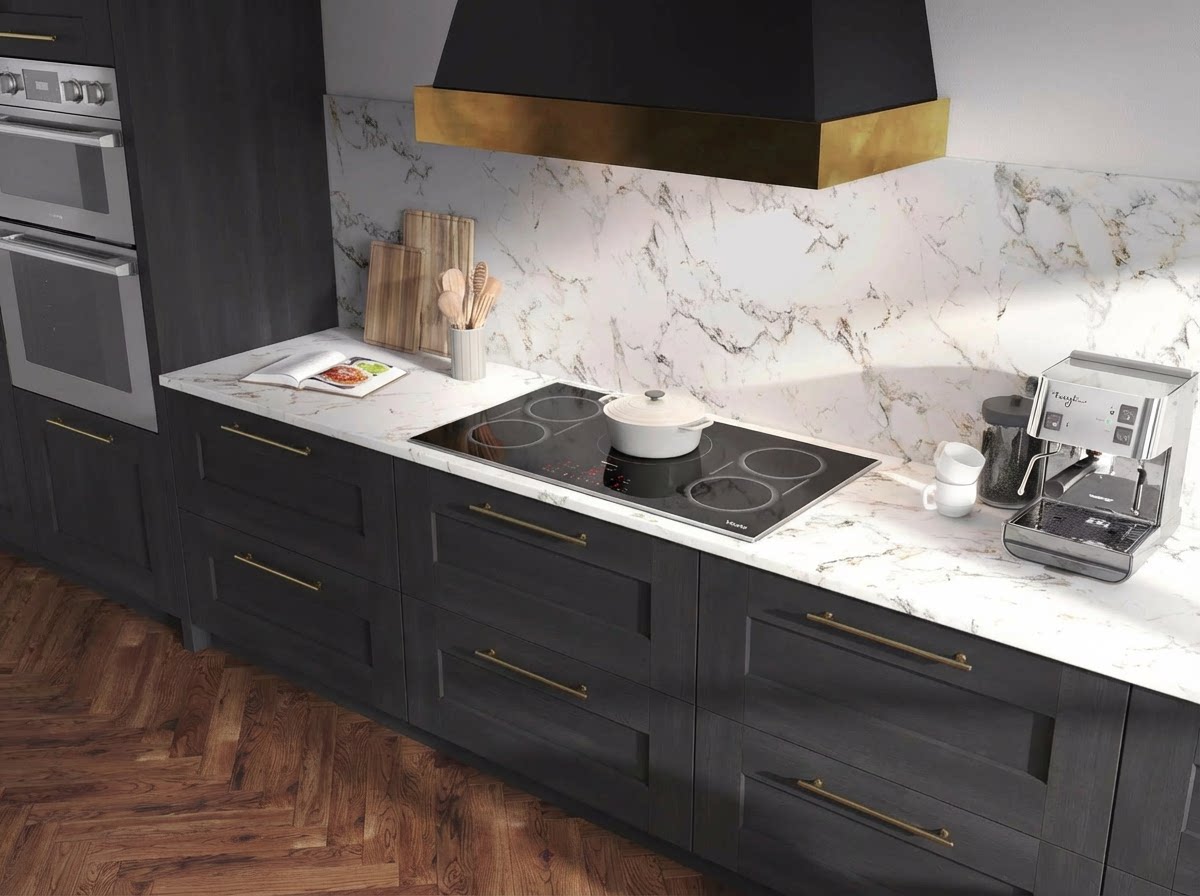 Refrigerador Yukon 36" de acero inoxidable con puertas francesas y congelador inferior