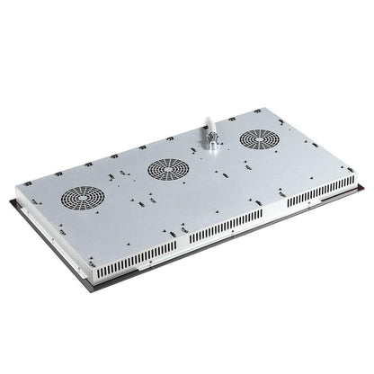 Refrigerador Yukon 36" de acero inoxidable con puertas francesas y congelador inferior