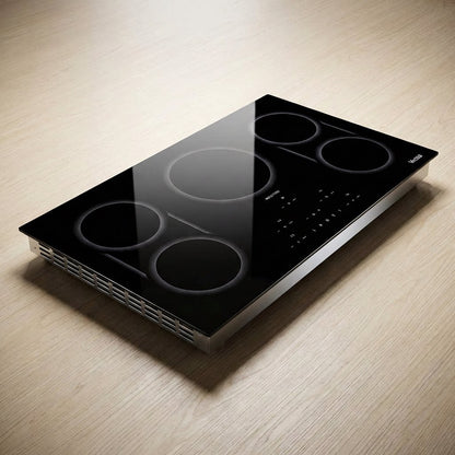 Refrigerador Yukon 36" de acero inoxidable con puertas francesas y congelador inferior