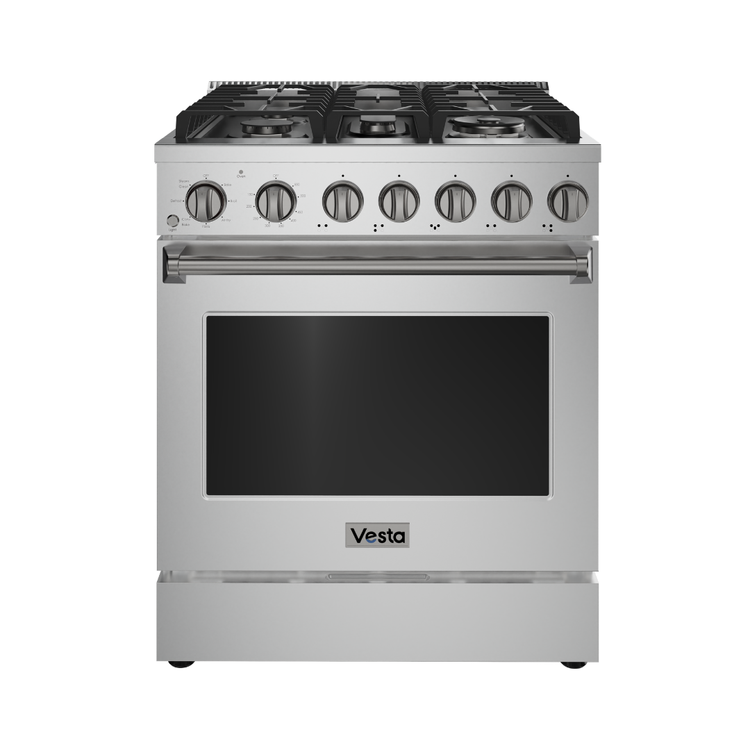Oregon 30" | Silver | Full Gas Range