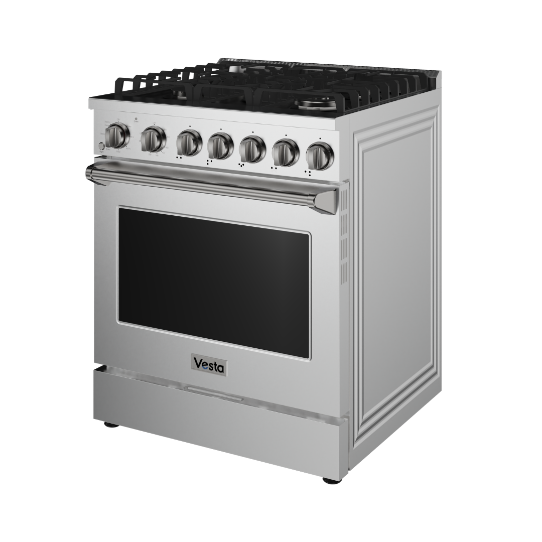 Oregon 30" | Silver | Full Gas Range