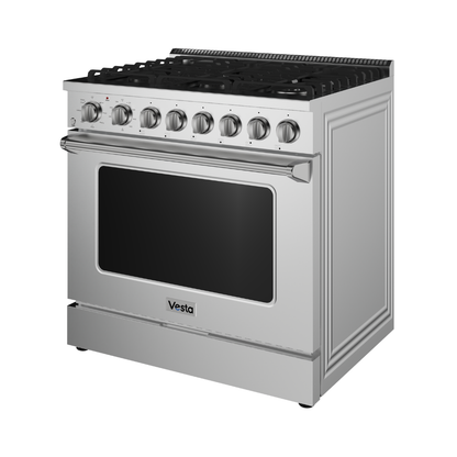 Refrigerador Yukon 36" de acero inoxidable con puertas francesas y congelador inferior