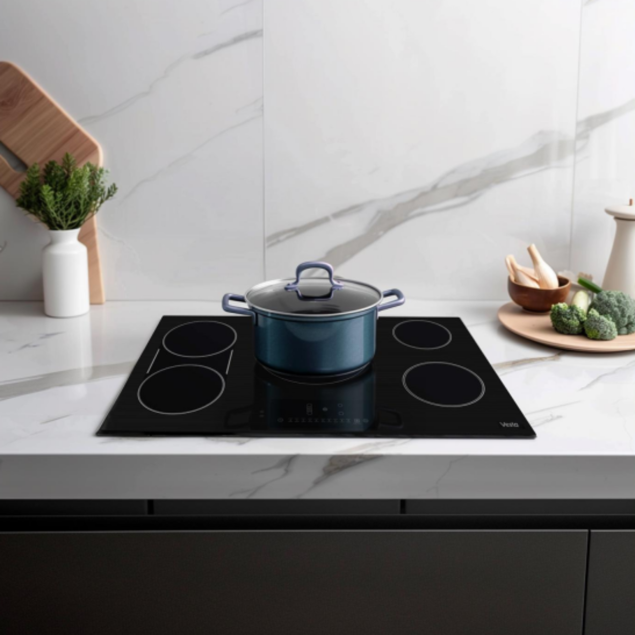 Cocina eléctrica Maine de 36" con elemento de puente
