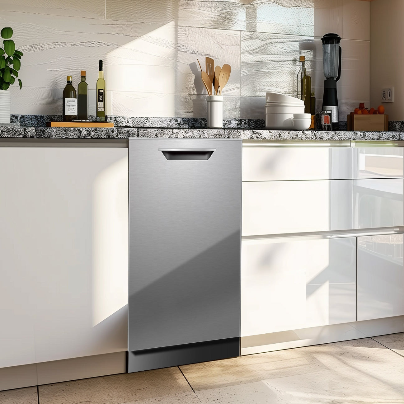 Sydney 24" Tall Tub Full Stainless Steel Built-In Dishwasher