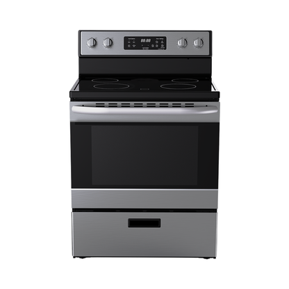 Cocina eléctrica independiente de acero inoxidable Saskatchewan de 30"