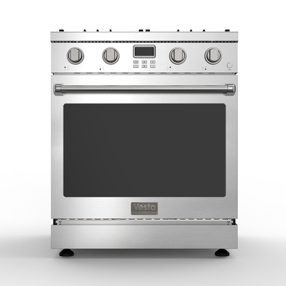 Alberta 30" | Silver | Full Gas Range