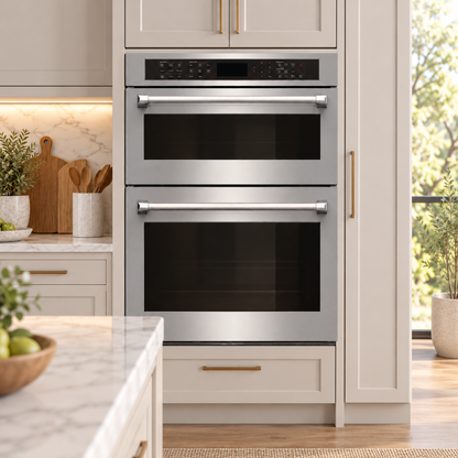 Wyoming 30" Electric Double Wall Oven – Stainless Steel